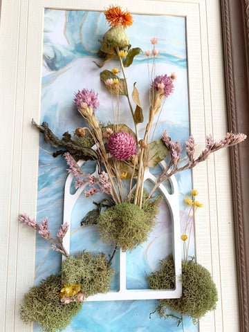Floral Dreams Cottagecore Decor Foraged Dried Flower and Natural Art