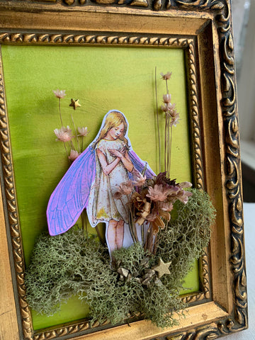 Fairy Cottagecore Decor Real Dried Flower and Natural Art