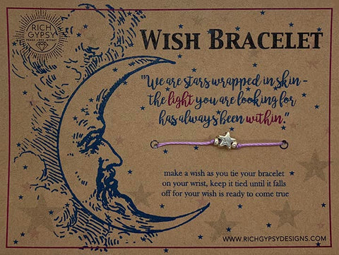 Vintage Moon Wish Bracelet