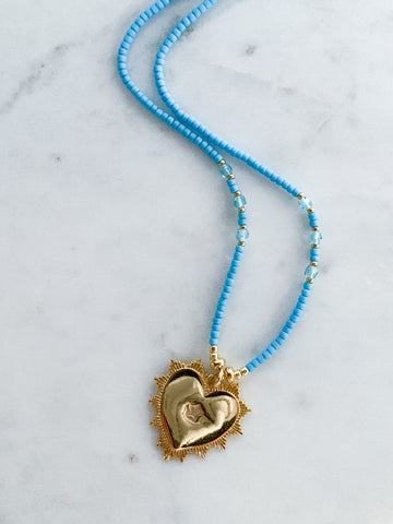 Quaintrelle Juliet Heart Charm Necklace